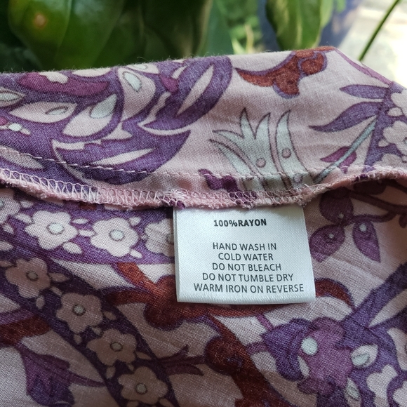 SWAPPED NWOT Moroccan Flora Wrap Maxi Skirt in Rose Quartz - Picture 10 of 11